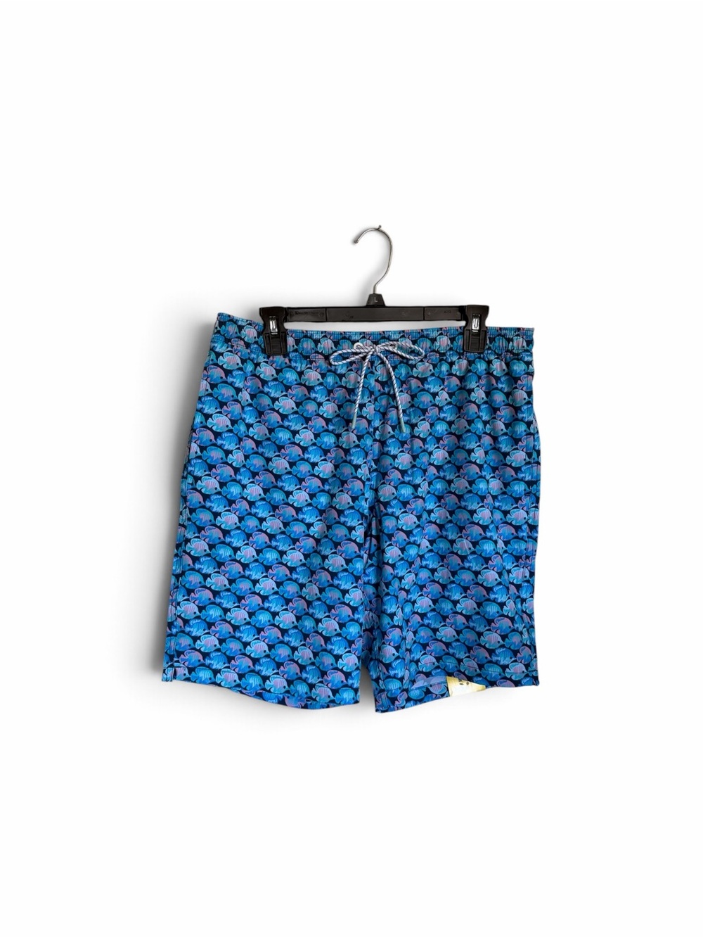 Bonobos Blue Patterned Swim Board Shorts